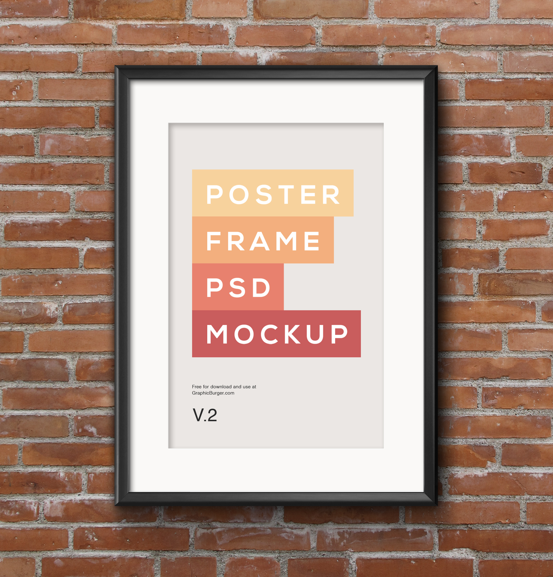 20 PSD Poster Framed Images