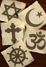 Pictures of World Religion Symbols Together