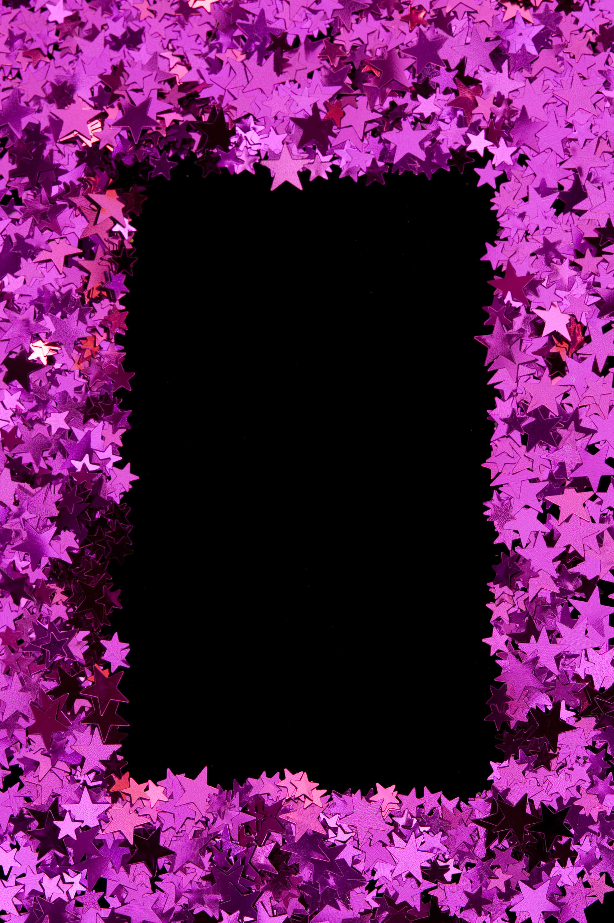 Pink Star Border and Frame