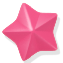 Pink Star Icon