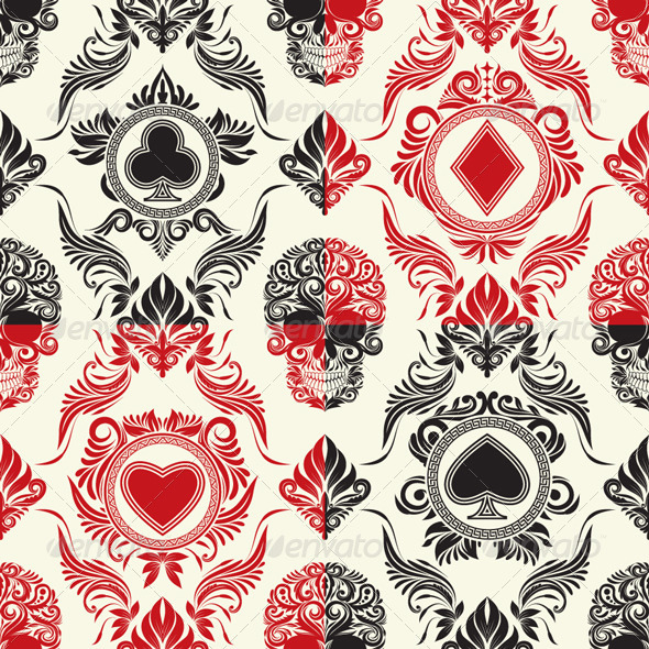 Playing Card Pattern Playing Card Pattern