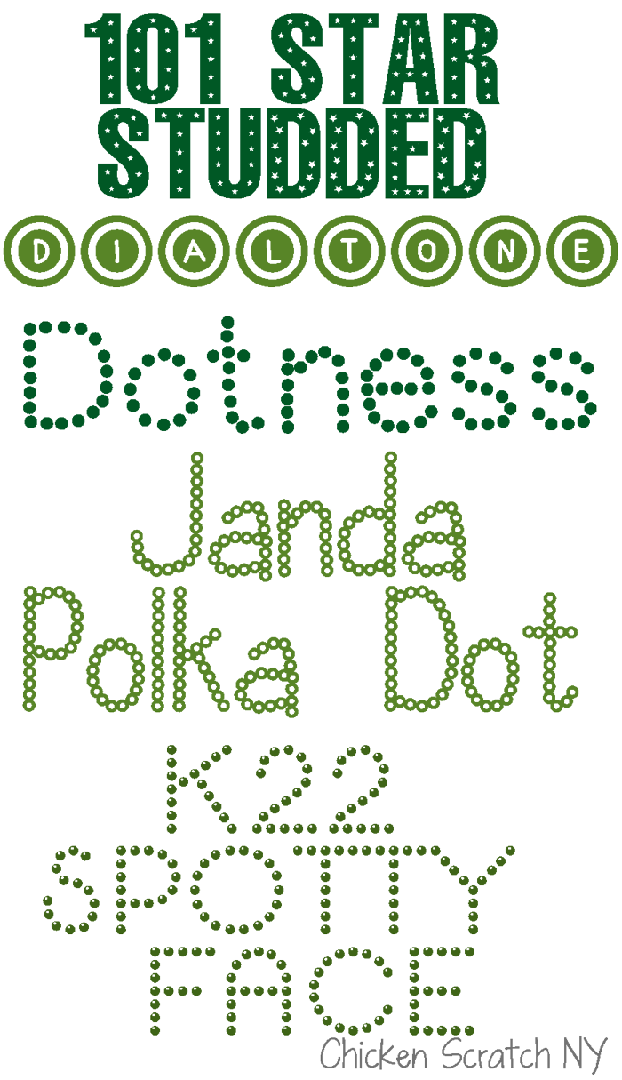 Polka Dot Font