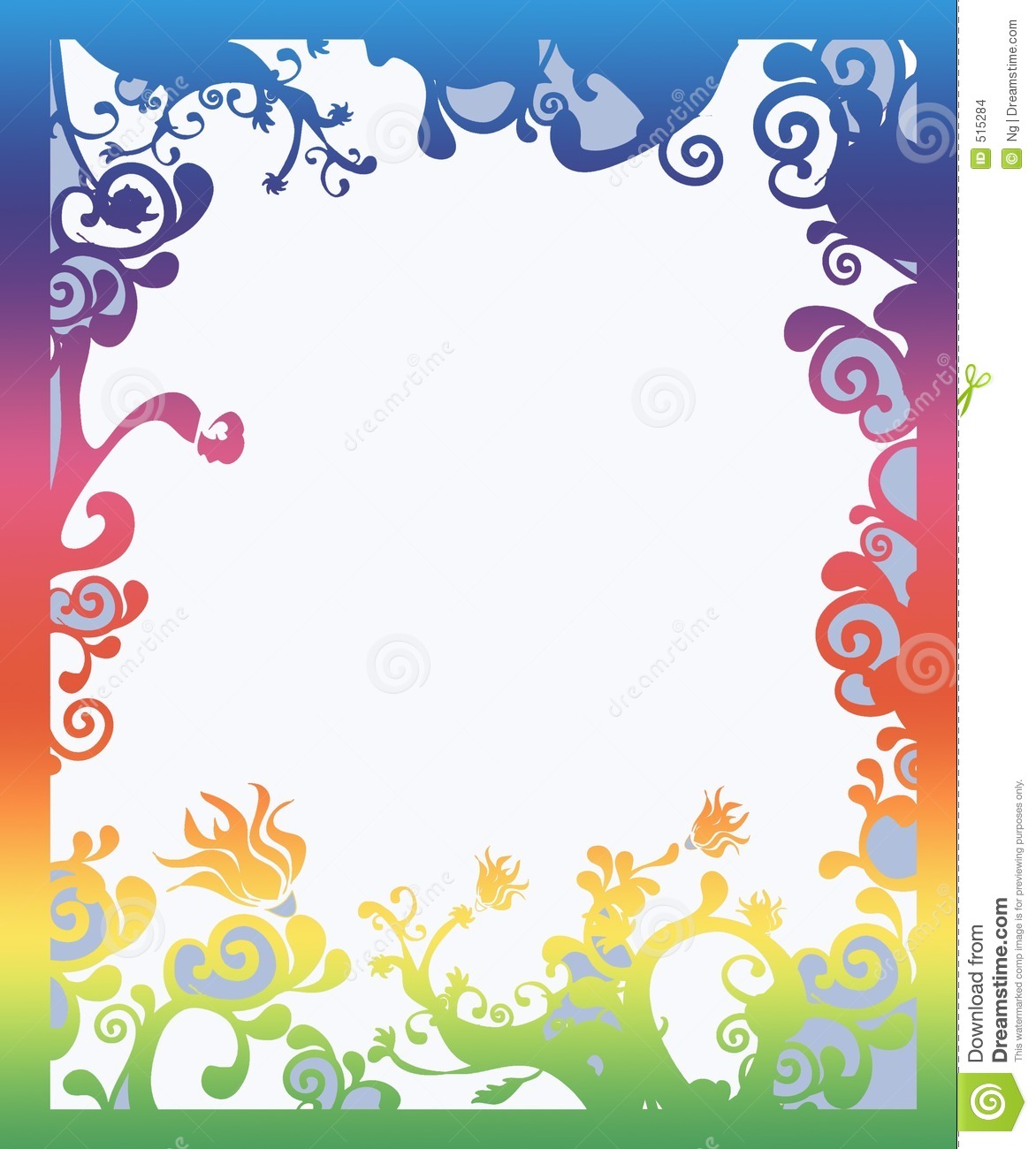 Rainbow Colored Border