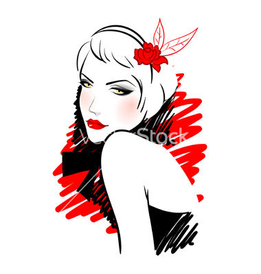 Retro Women Vector