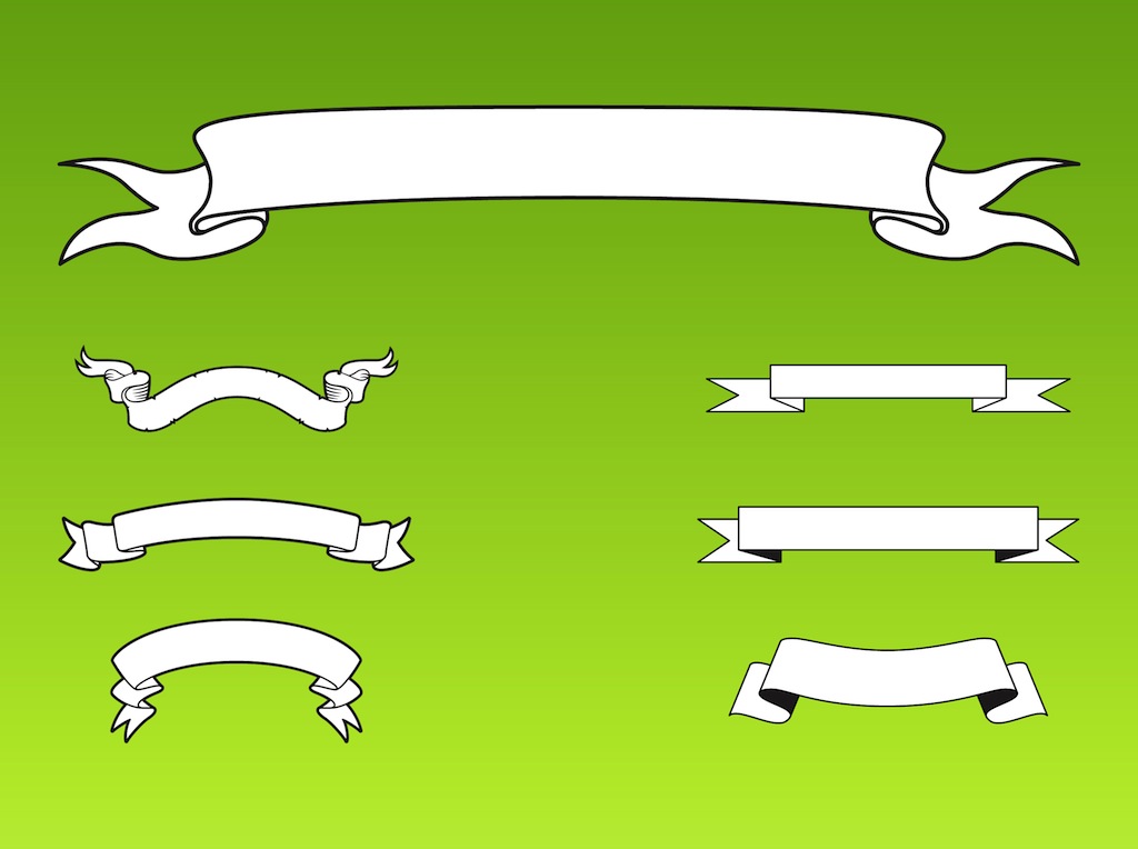 Ribbon Banner Vector Free Ribbon Banner Vector Free