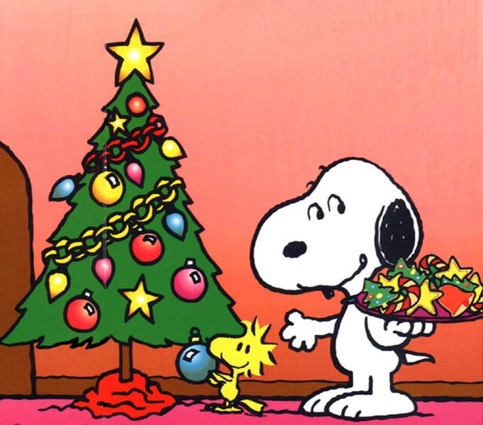 Snoopy and Woodstock Christmas Clip Art