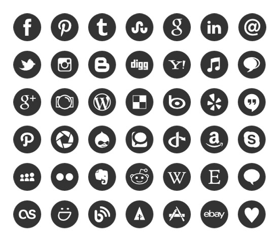 15 Social Media Icons Free Download Images