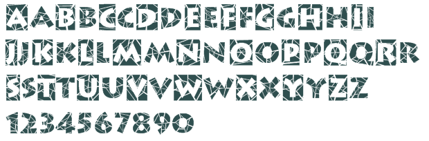 Spider Web Block Font Spider Web Block Font