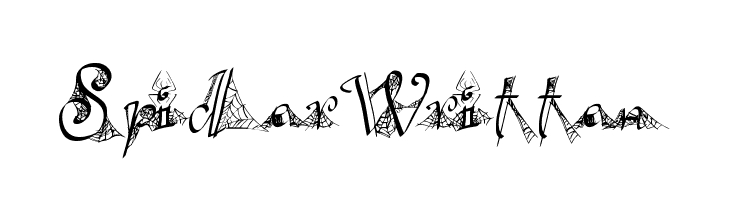 Spider Web Font Spider Web Font