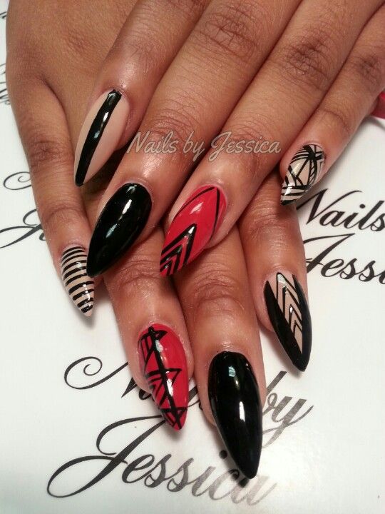 Stiletto Nail Designs