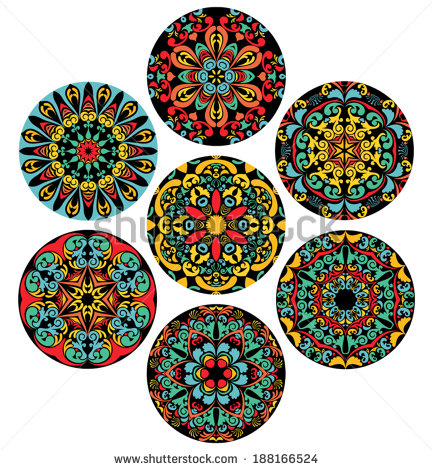 Symmetrical Circle Design Patterns