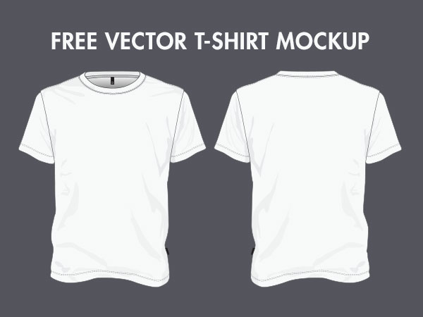 T-Shirt Vector Mock Up