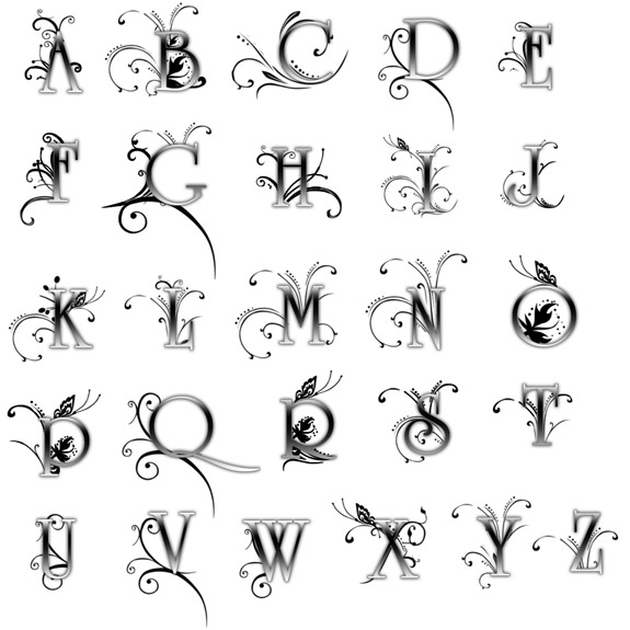 Tattoo Fonts Alphabet Letters