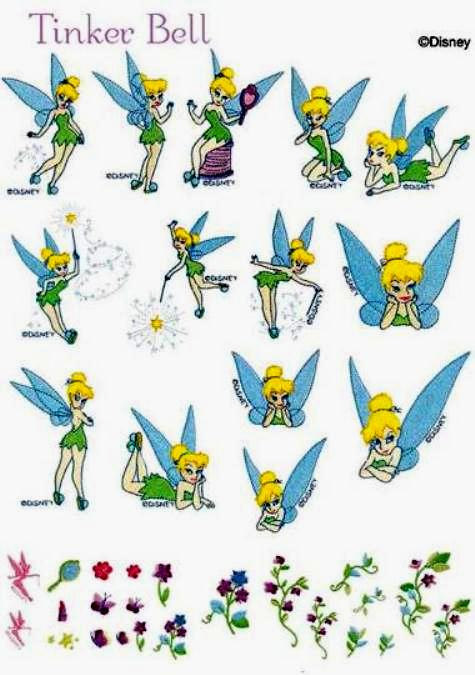 Tinkerbell Machine Embroidery Designs