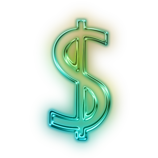Transparent Dollar Sign Icon