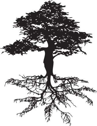 Tree with Roots Logo