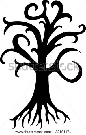 Tribal Tree Tattoo Designs