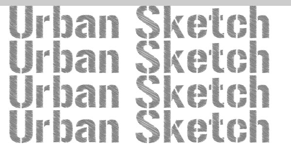 Urban Sketch Font