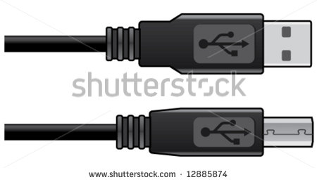 USB Cable Vector