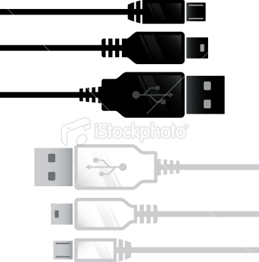 USB Cable Vector