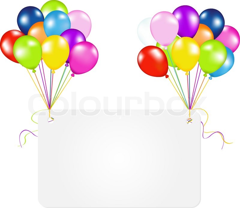 Vector Birthday Balloons