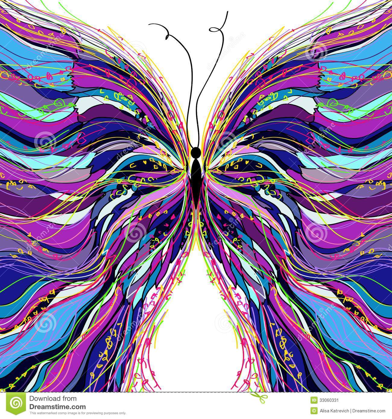 Vector Butterfly Designs