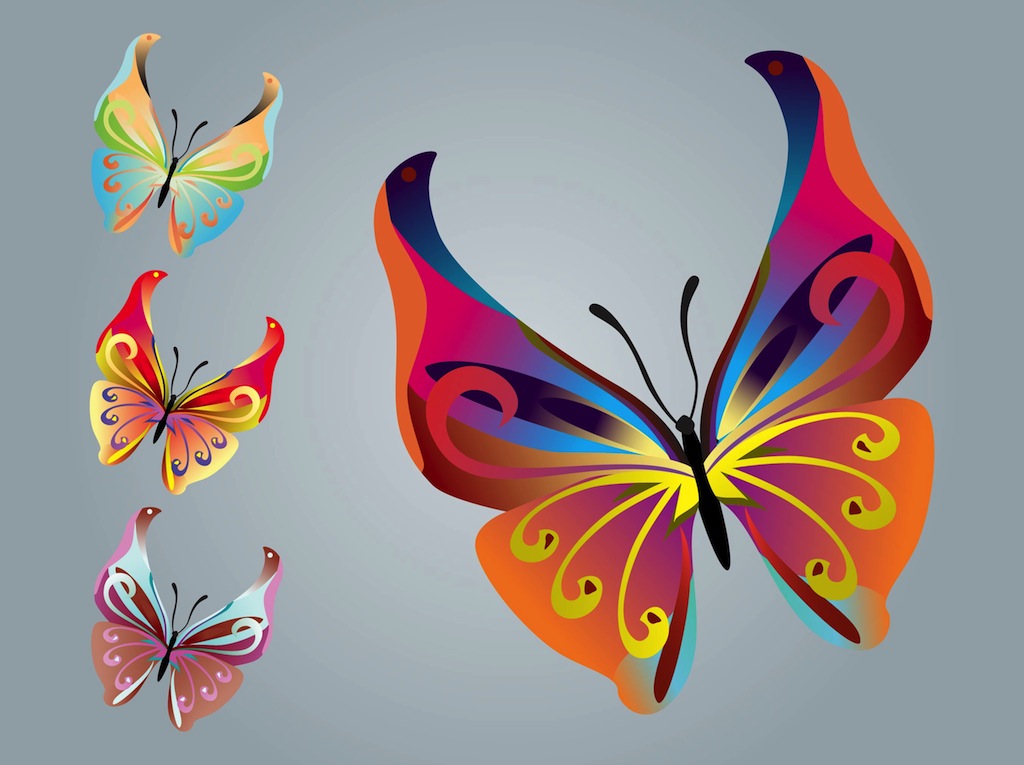 Vector Butterfly Designs
