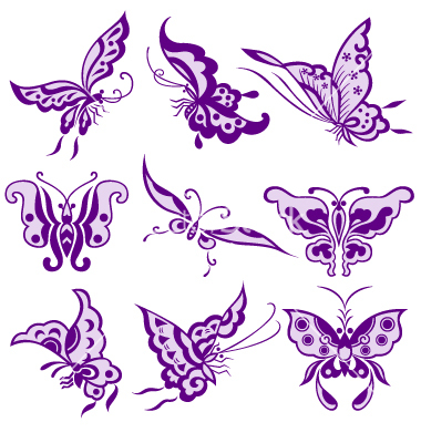 Vector Butterfly Designs