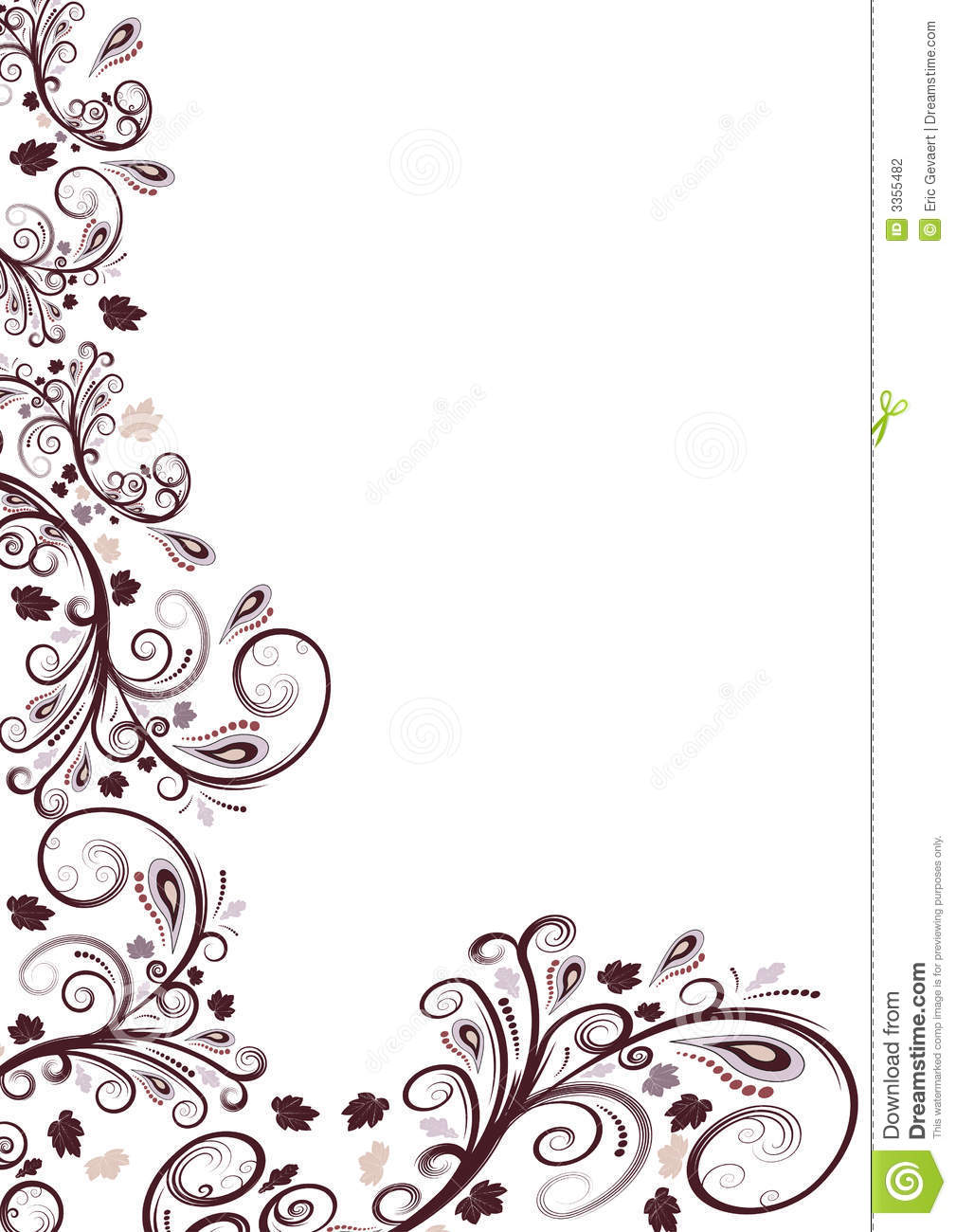 Vector Floral Border Designs