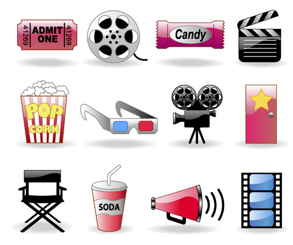 Vector Movie Ticket Icon