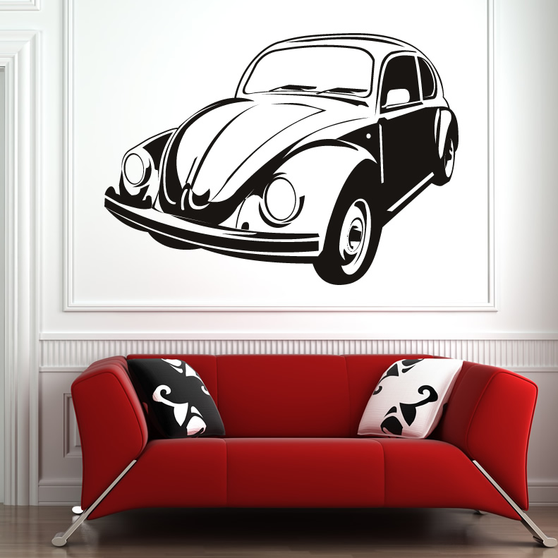 VW Beetle Car Stickers Decals