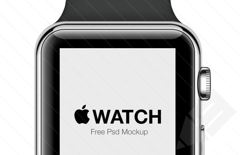 Watch Apple Mockup PSD