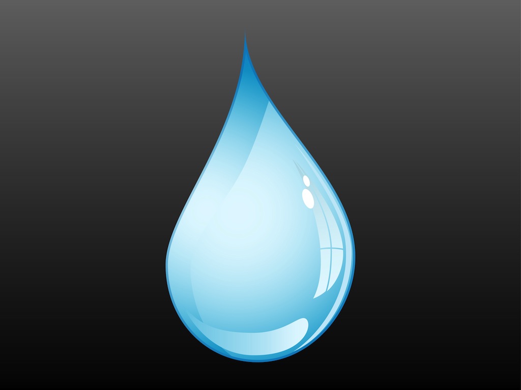 20 Vector Water Drop Images