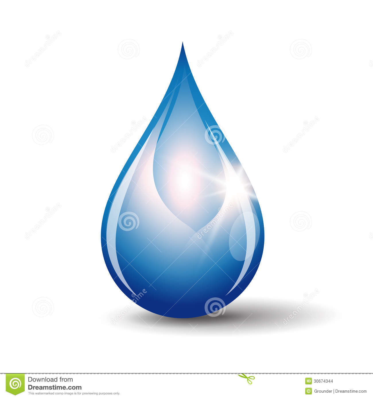 Water Drop Vector