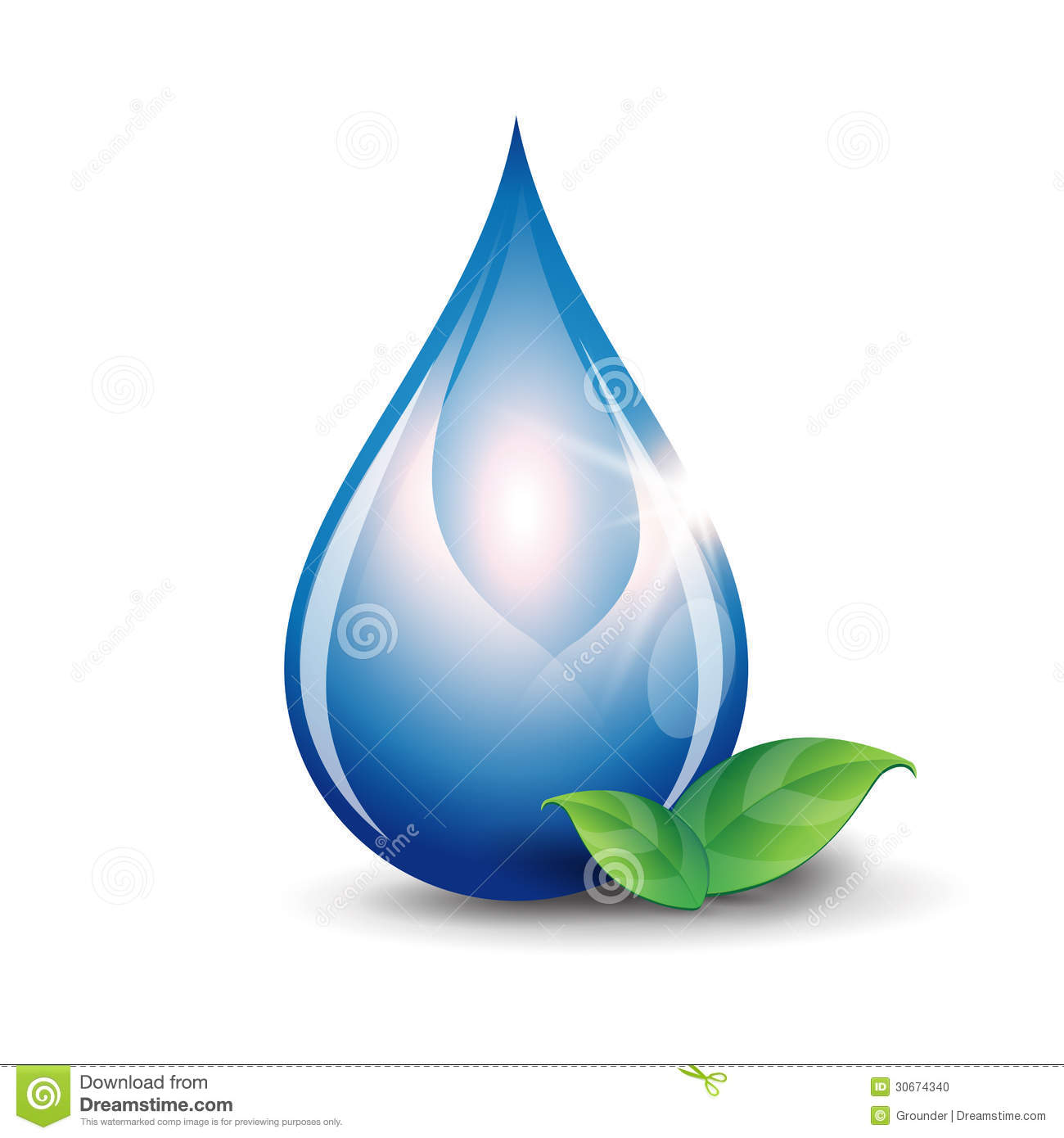 Water Drop Vector