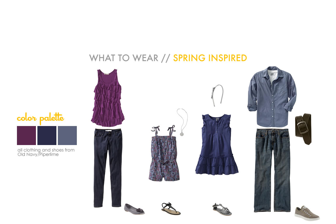 What to Wear Spring Family Picture Ideas