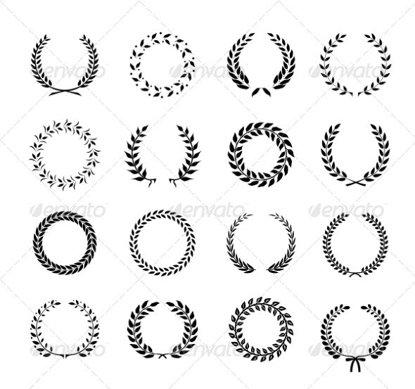 Wheat Wreath Vector