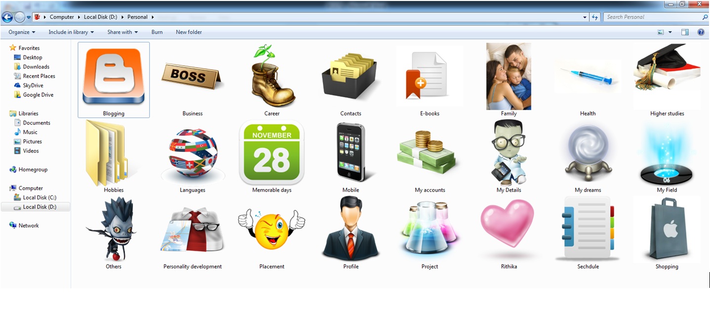 icon folder keren windows 8