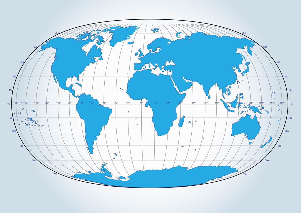 World Globe Vector Free