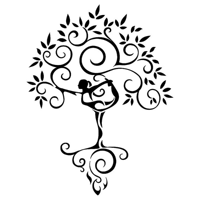Yoga Tree of Life Tattoos