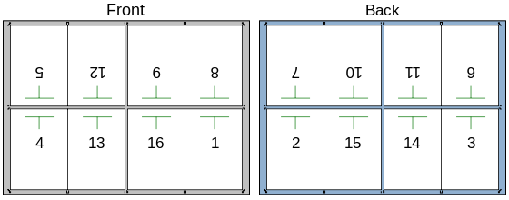 16 Page Layout Printing