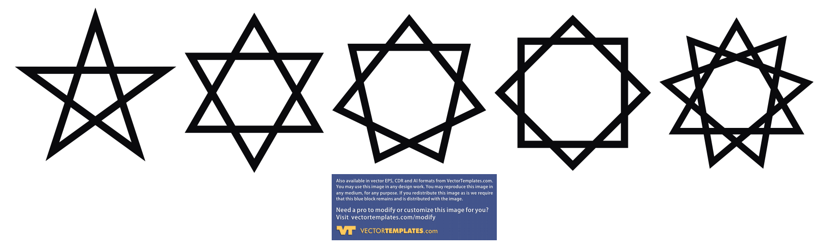 5 Point Star Vector