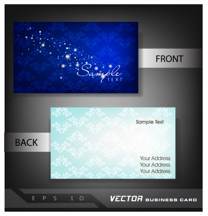 Abstract Business Card Template