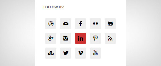 Add WordPress to Social Media Icons