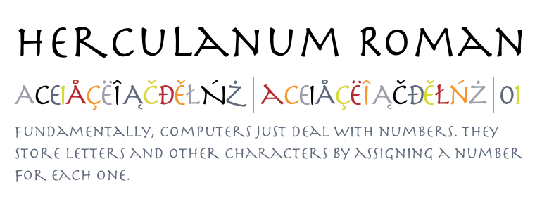 Ancient Roman Fonts