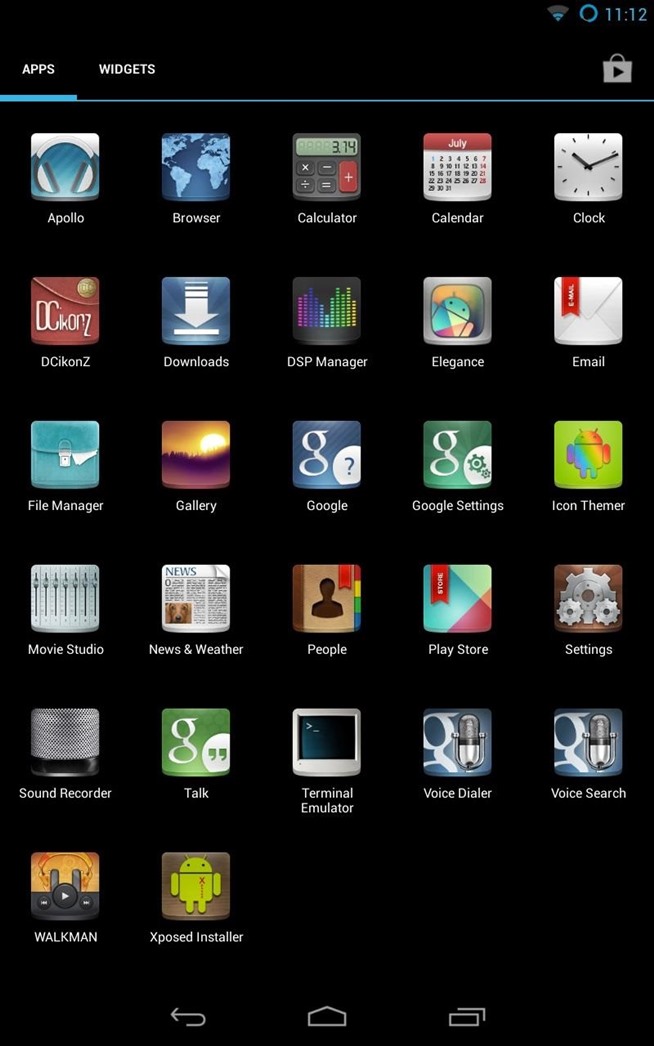 Android Tablet Apps Icon