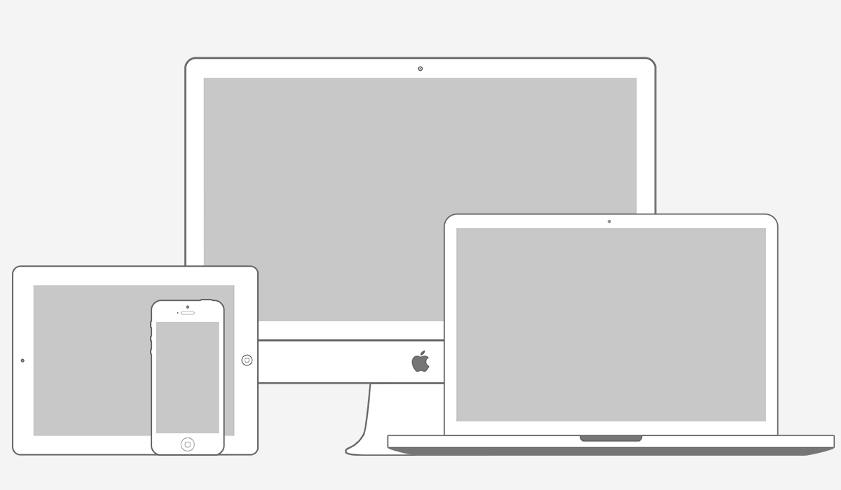 Apple Product Mockups PSD Apple Product Mockups PSD