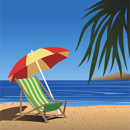 Beach Chair Clip Art