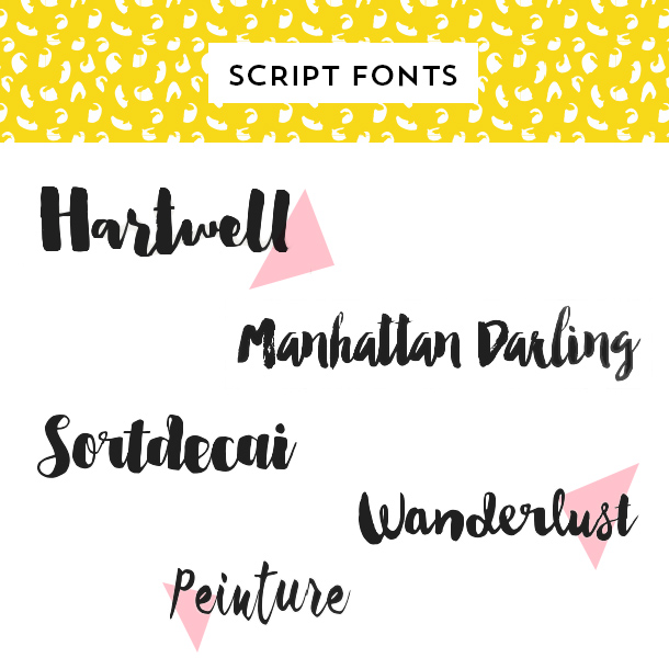 Best Handwritten Script Fonts