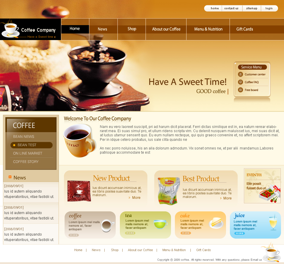 13 Samples Of Website Design Templates Images